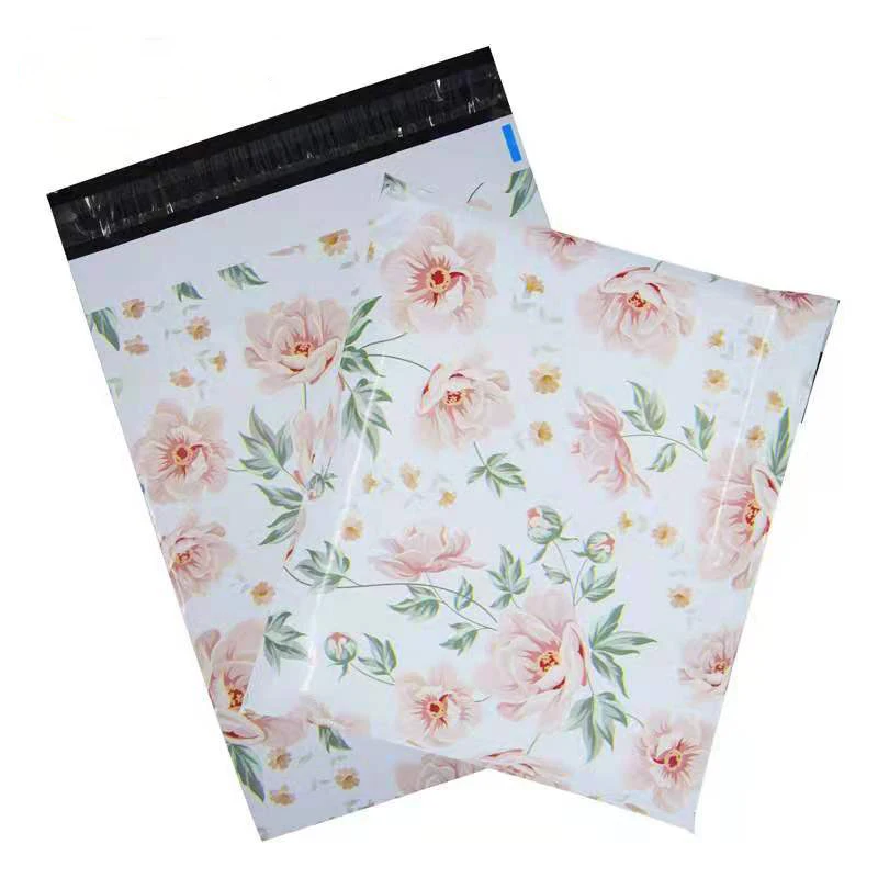 50Pcs/Lots PE Colors Printing Express Bags Cute Pattern Clothing Shipping Bags Waterproof Poly Mailer Postal Mail Bags