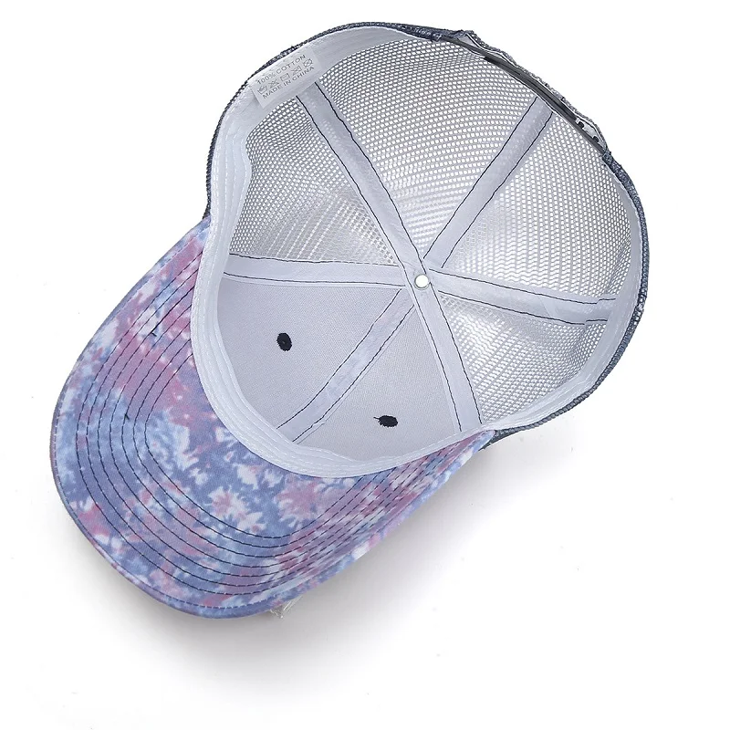 2021 Women's Ponytail Baseball Cap Lady Snapback Summer Mesh Hat Female Fashion HIp Hop Hats Casual Adjustable Outdoor Bone