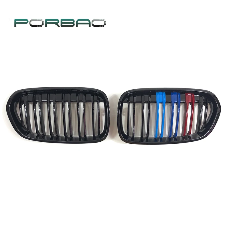 

PORBAO Racing Grills Black Car Front Kidney Grille Grill For F52 118i 120i 2016 2017 2018 2019 2020 M color