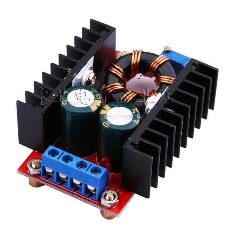 5pcs DC-DC 자동차 노트북 모바일 전원 10-32V 회전 12-35V 조정 가능한 150W 부스트 모듈