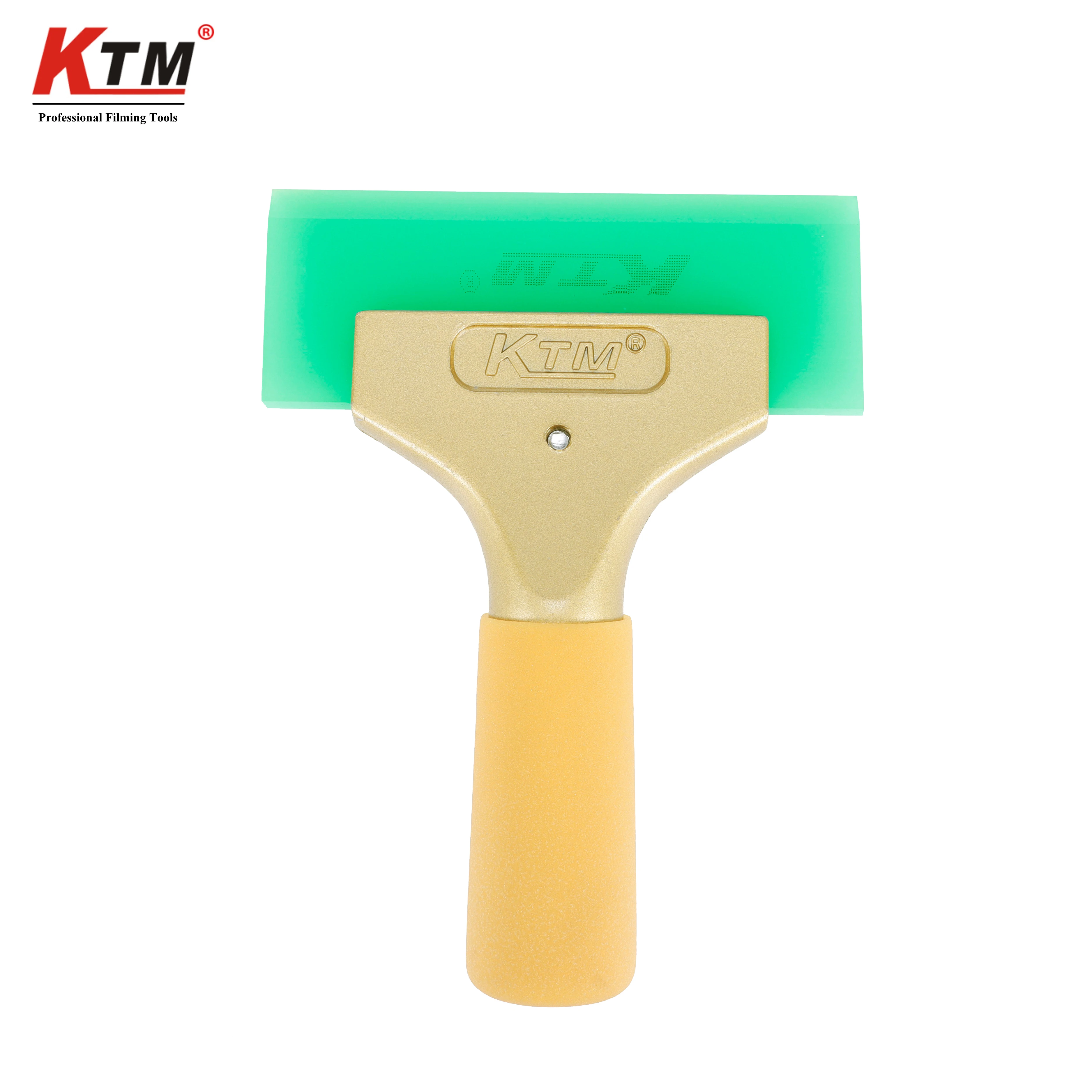 

KTM ZINC ALLOY Handle Rubber Squeegee Car Cleaning Tool Carbon Vinyl Wrap Window Tint Kitchen Clean Water Wiper Snow Ice Scraper