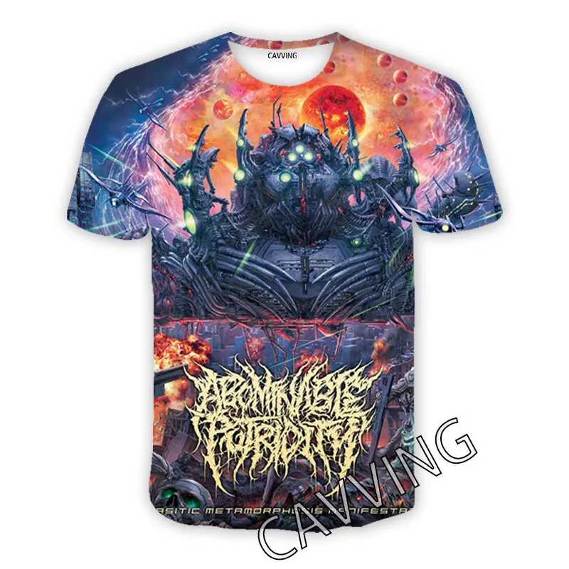 CAVVING 3D Printed  Abominable Putridity  Rock  Casual T-shirts  Hip Hop Tee Shirts Harajuku Styles Tops Clothing for Men/women