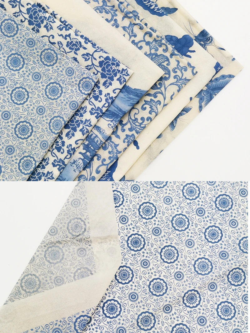 1PCS Pottery Ceramics Clay Transfer Paper Glaze Underglaze Colored Flower Paper Jingdezhen High Temperature DIY Decal Paper