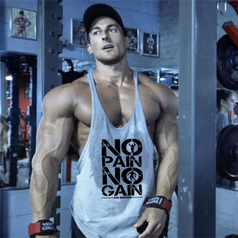 Muscleguys marka odzież sportowa podkoszulki męska koszulka na ramiączkach Top koszulka uwydatniająca mięśnie bez rękawów Stringer kulturystyka Fitness męskie kamizelki