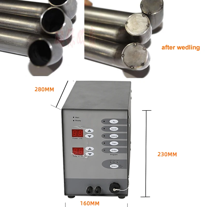 Máquina de soldadura láser por puntos de acero inoxidable, soldador de arco de argón de pulso táctil con Control numérico automático para soldar