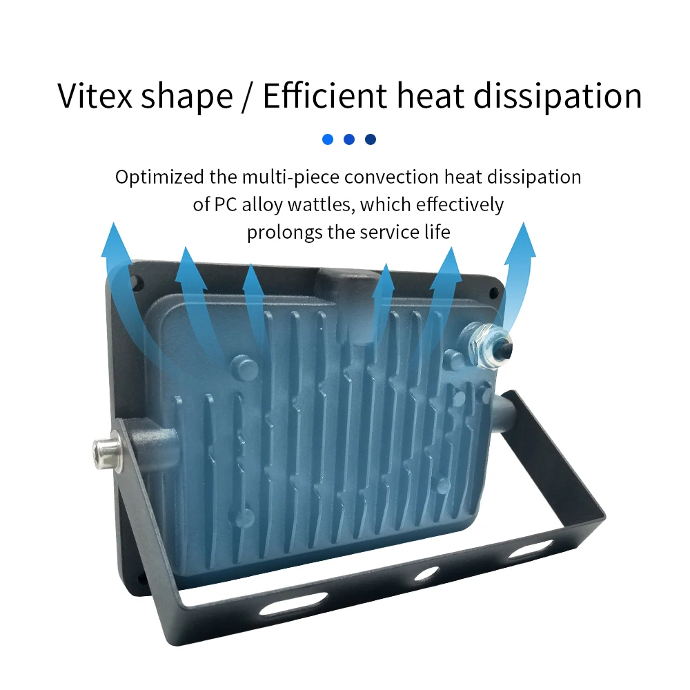 Imagem -02 - Diodo Emissor de Luz Luz de Inundação 300w 200 100 50 Ac220v 240v ao ar Livre Holofote à Prova Dfocágua Ip66 Refletor Foco Conduziu a Iluminação Exterior