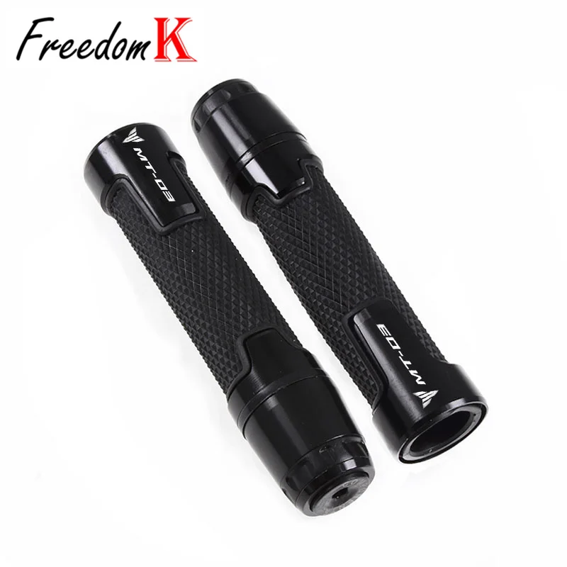 MT-03 Motorcycle Accessories Fit For MT03 MT 03 MT-07 MT07 MT 07 FZ-07 FZ07 CNC Handle Grip Ends Handlebar Grips