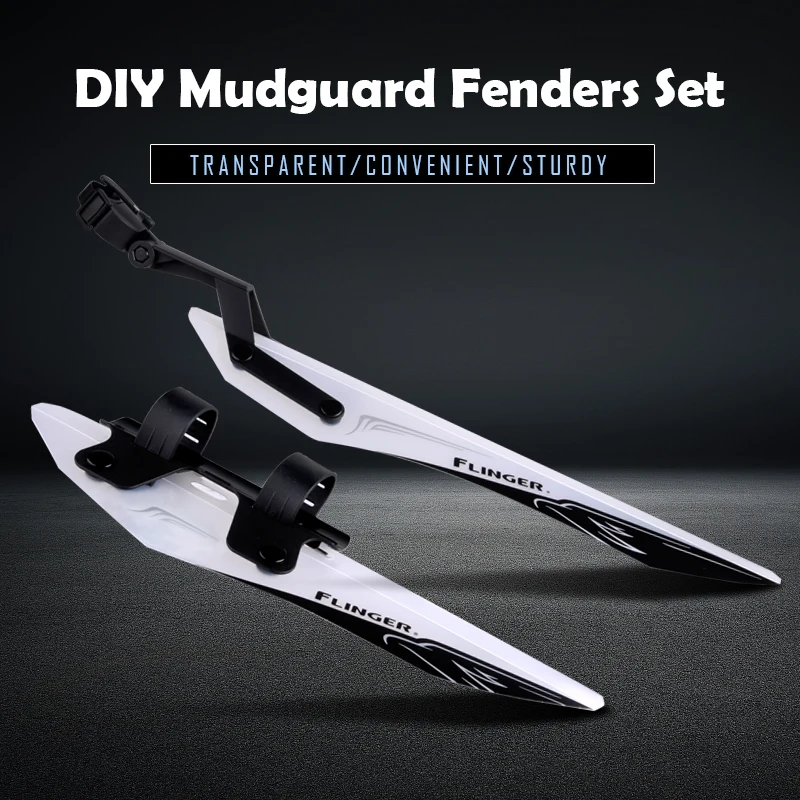 

Mountain Bicycle Fender Bike Mudguards E Bike Fender Front Rear Quick Release DIY Fender Sets On Sale