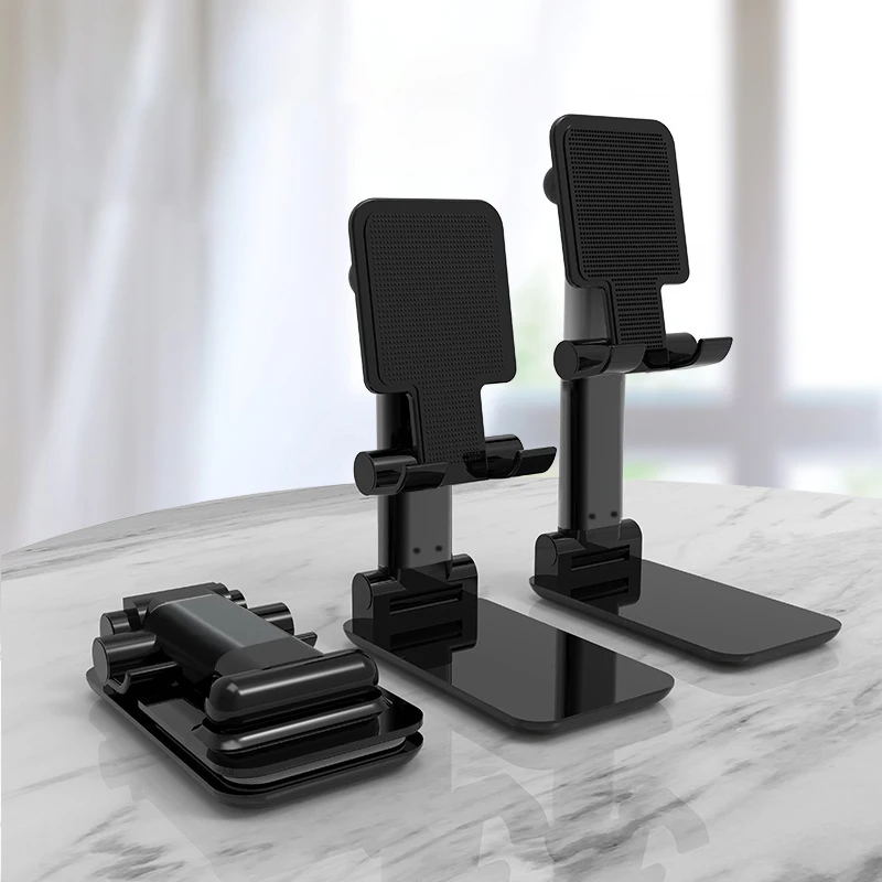 Desktop Mobile Phone Holder For iPhone iPad Air Pro Xiaomi Samsung Tablet Holder Foldable Extend Support Metal Desk Phone Stand