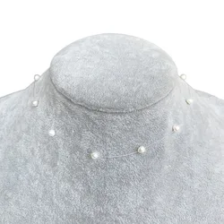 Genuine 925 Sterling SIlver Necklace High Quality Natural Freshwater Pearl Chokers Necklaces For Women Jewelry Fashion Gift