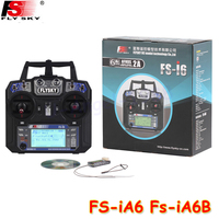 FlySky FS-i6 2.4G 6CH AFHDS RC Transmitter With FS-iA6 FS-iA6B Receiver for Airplane Heli UAV Multicopter Drone