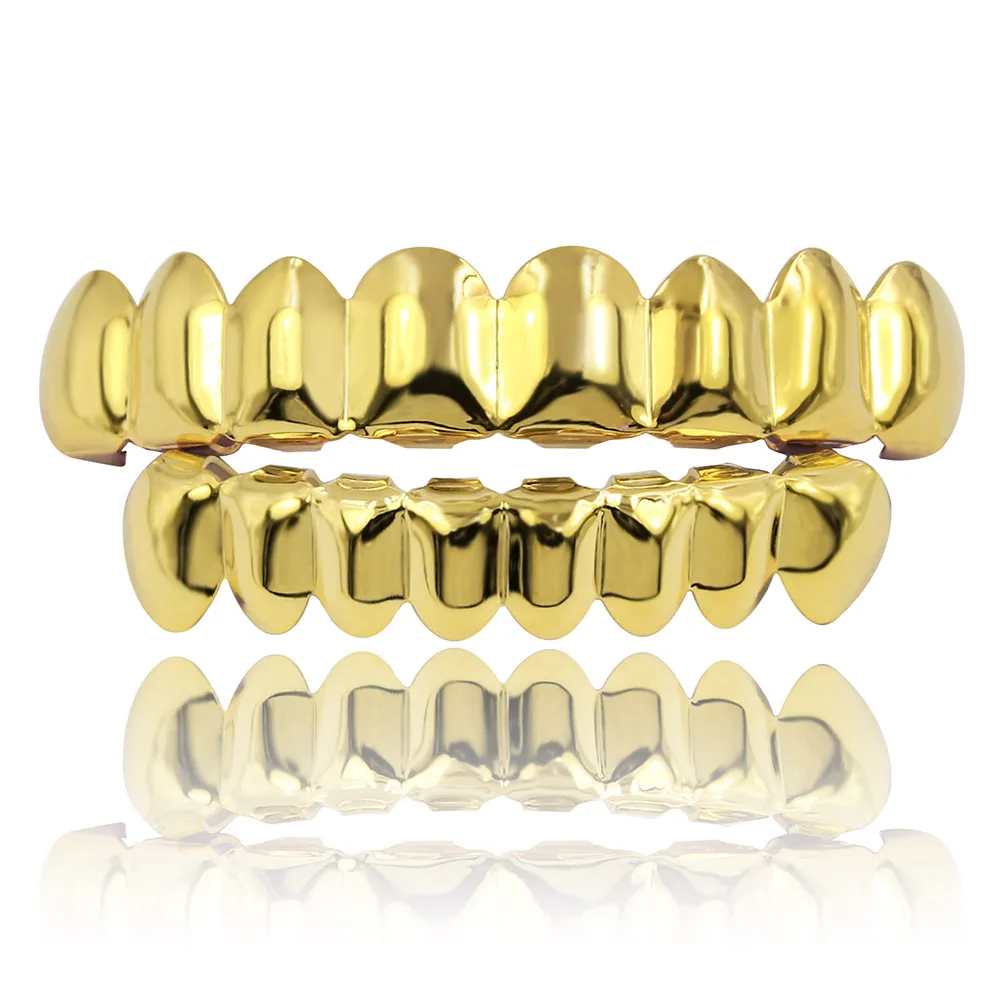 Teeth Grillz DJ Rock Vampire Fang Grills On Teeth Cosplay Party Nightclub Bar Teeth Caps Rapper Body Jewelry For Men Women