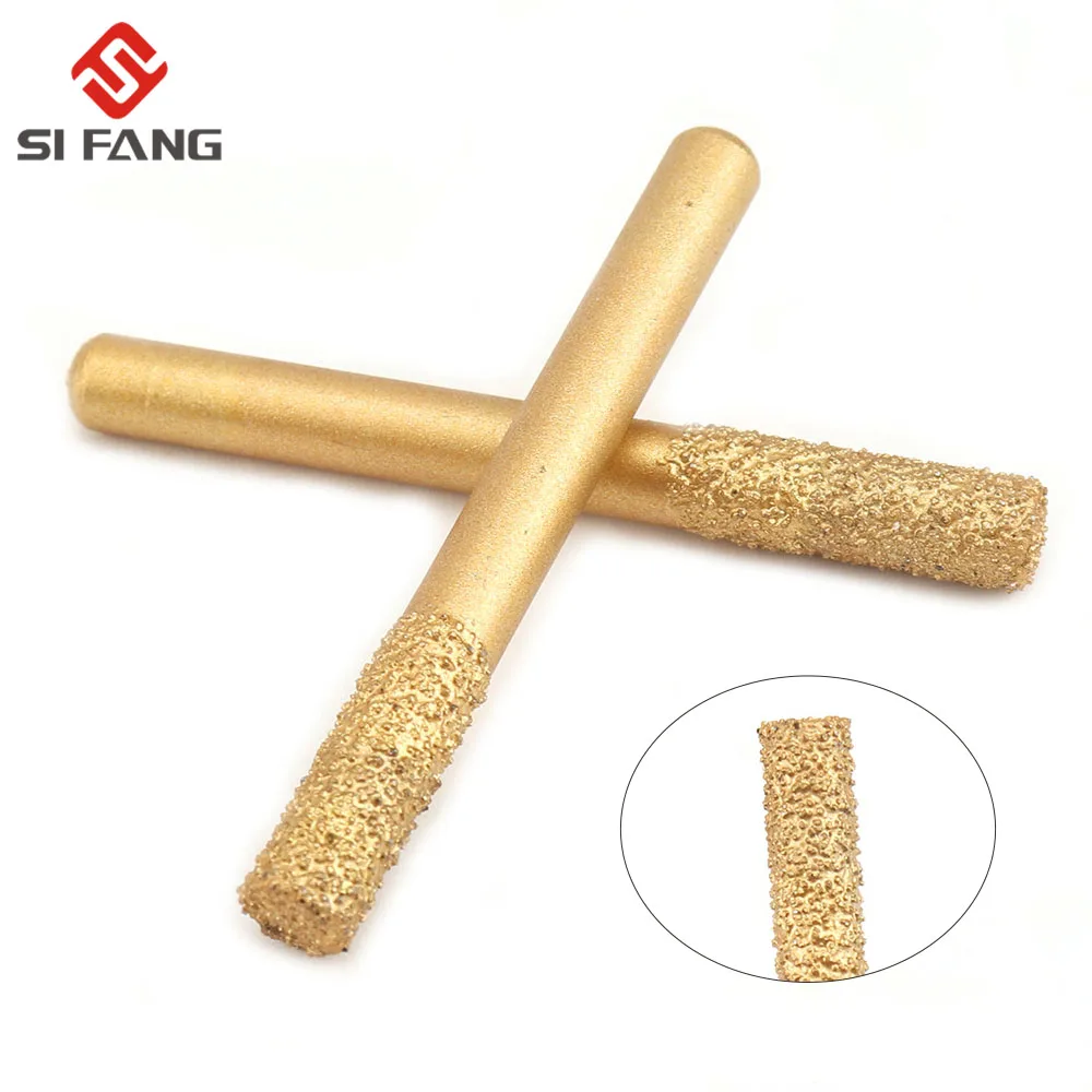 6/8/10mm 6mm Vỏ Cắt Kim Cương Đầu Mài Gắn Điểm Chút Ngọc Đính Đá Đánh Bóng dremel Dụng Cụ Quay 1 cái