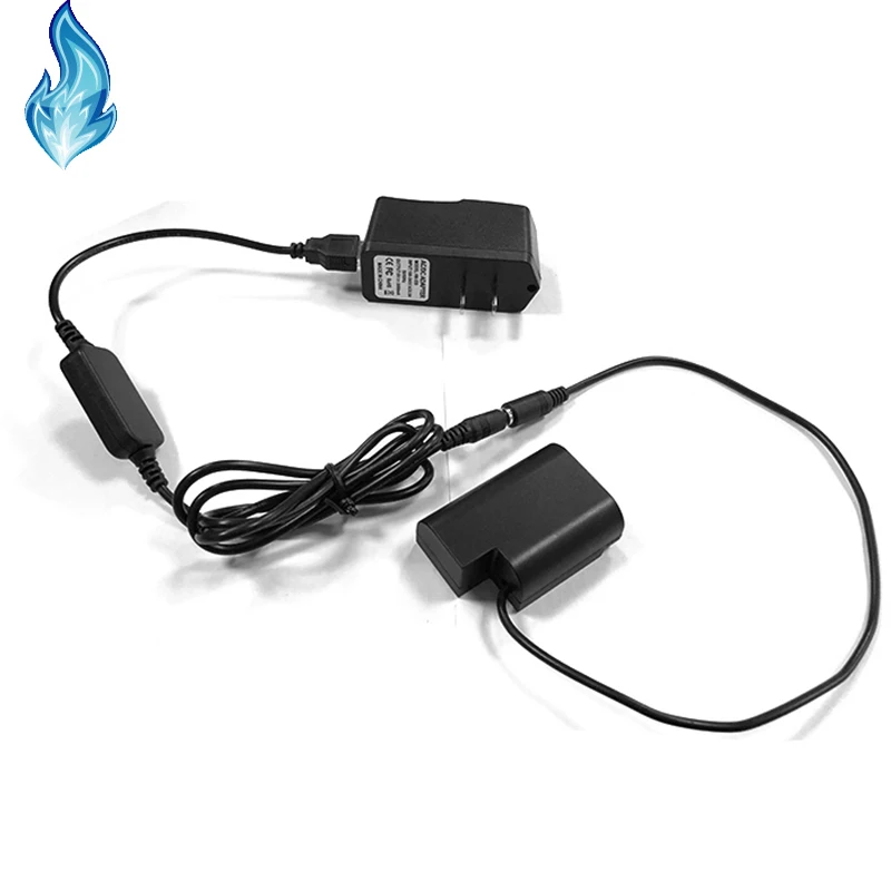 

DMW-BLF19 Dummy Battery DMW-DCC12 DC Coupler+USB Cable Adapter+5V3A Power for Panasonic Lumix DMC-GH3 GH4 GH5 Cameras