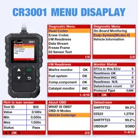 LAUNCH CR3001 Full OBD2 OBDII Code Reader Scan tool OBD 2 X431 Creader 3001 Car Diagnostic tool PK AD310 NL100 OM123 Scanner 2