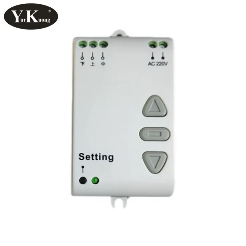 AC 220V motor remote switch controller Projection screen Motor Wireless Switch 433 UP Down Stop Forwards Reverse Stop Learning C