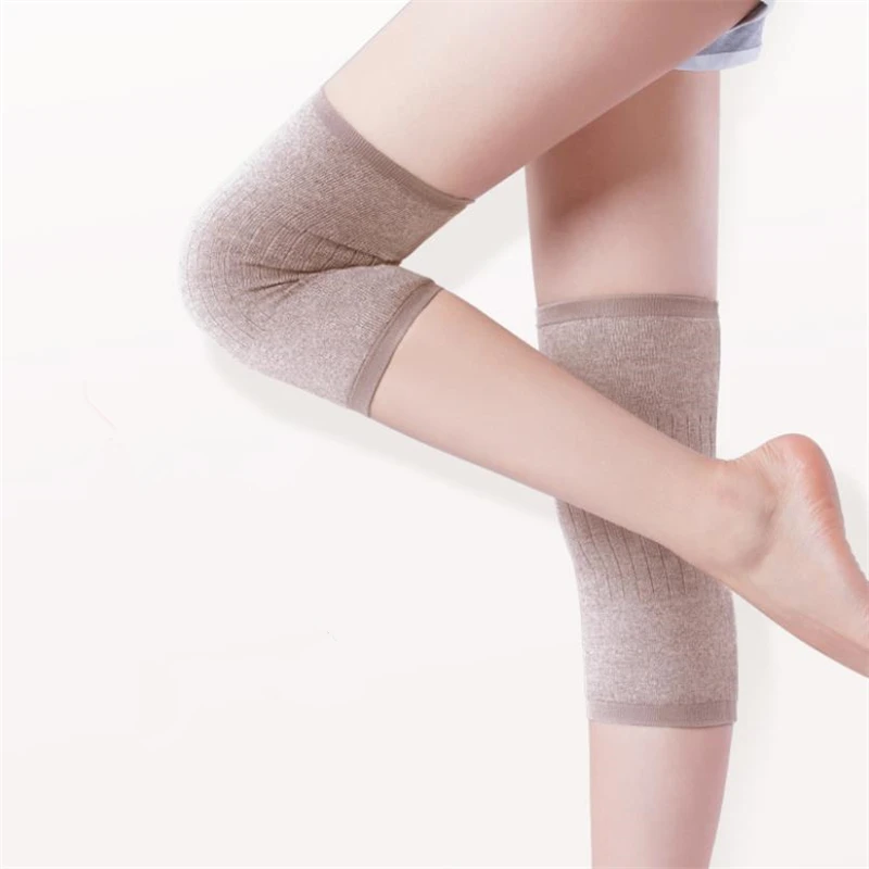 1 Pair Cashmere Warm Knee Pads Knee Support For Arthritis Joints Kneecap Protector Leg Warmers Not bloated Skin-friendly