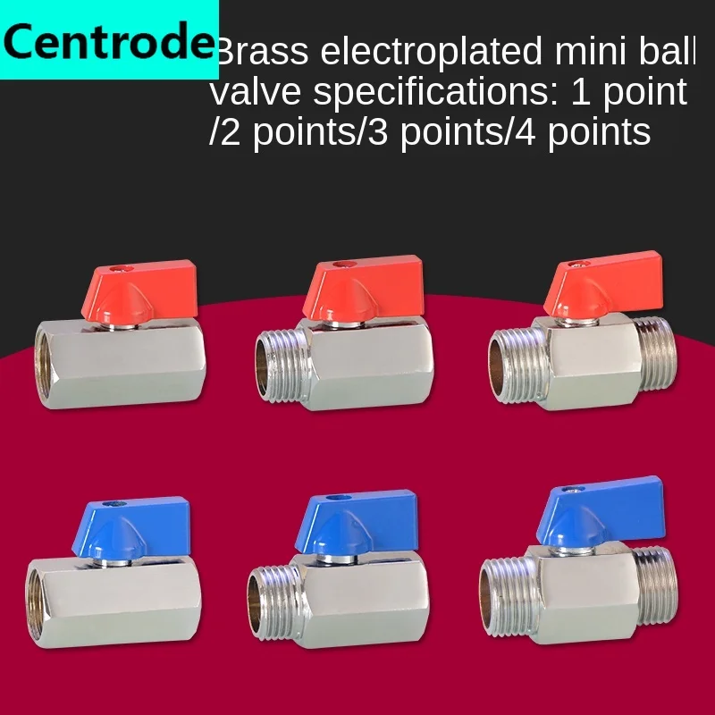 Mini ball valve 3/8 IN 1/2IN mini ball valve 1/8 1/4 3/8 1/2 DN6 8 10 15 valve switch pneumatic accessories