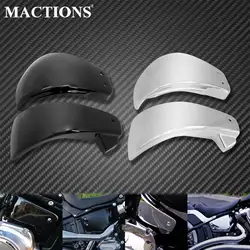 2xMotorcycle Battery Side Cover Faring Covers For Harley Softail Breakout Fat Boy FXDR Fat Street BOB Slim FLSL 2018 2019 2020