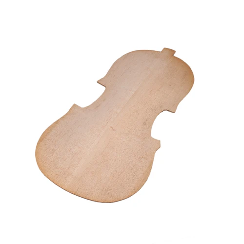 Imagen 2 del producto Juego de tapa de abeto para violín 4/4 y parte trasera de arce, pieza de violín sin terminar, instrumento Musical DIY