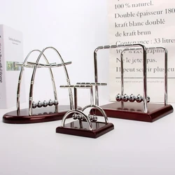 School Physics Teaching Supplies Newton Cradle Balance Steel Balls Science Pendulum Desk Toy Home Decoration Gift Dropshiping