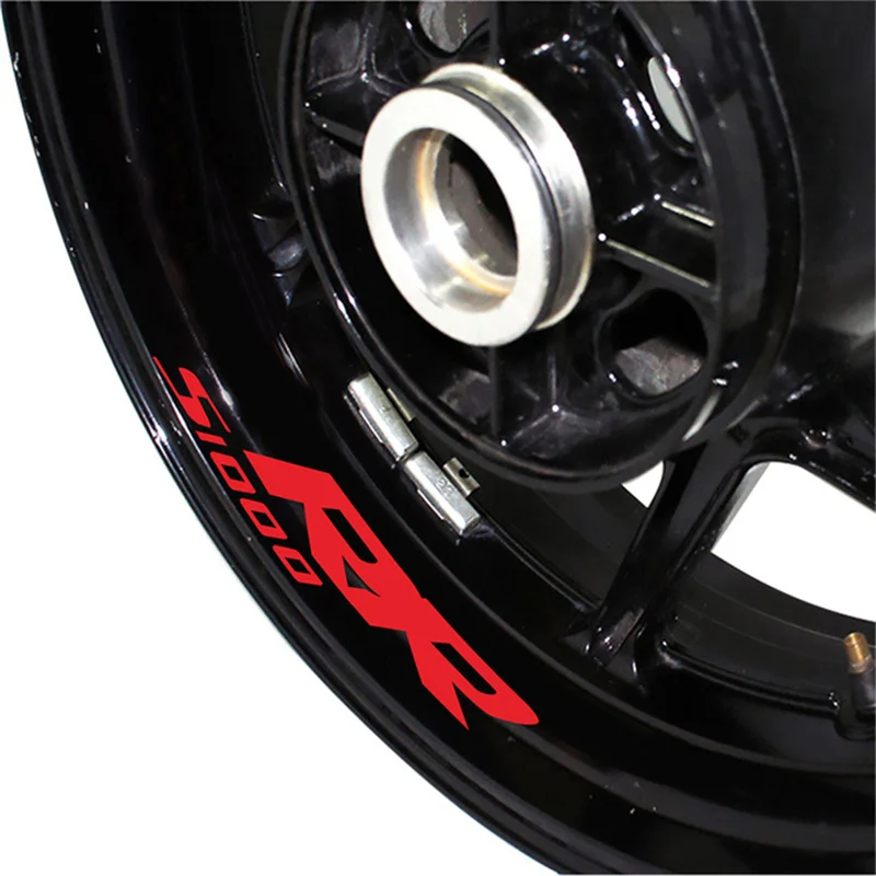 For BMW S1000RR s1000rr Motorcycle Front/Rear Wheel Tire Stickers Reflective Strip Decals Waterproof Custom Decorative Sticker