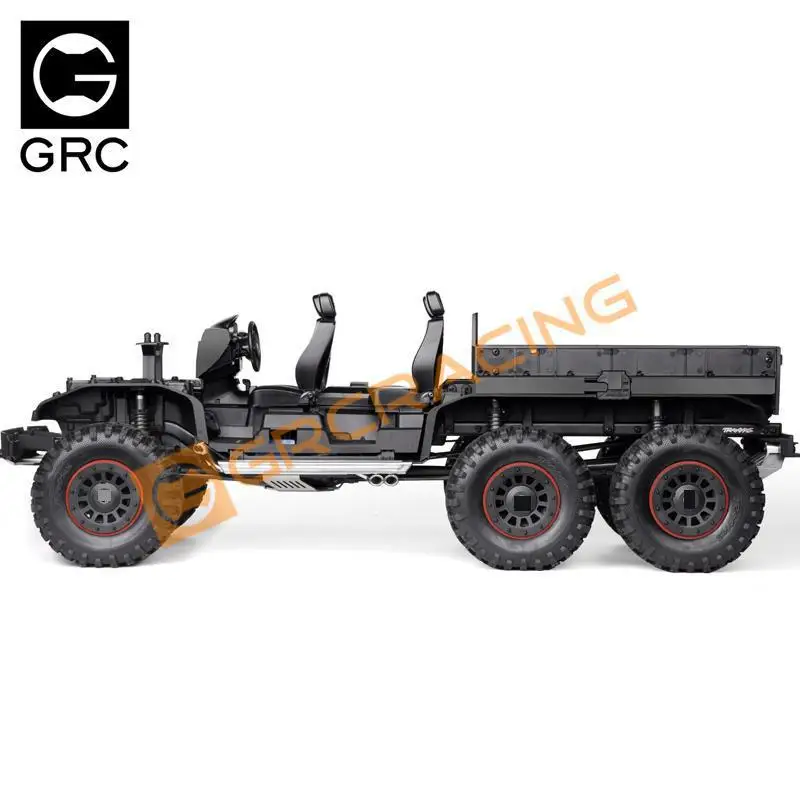 Compartimento traseiro da cauda do caminhão do transporte da cubeta de grc para traxxas 1/10 trx6 g63 88096-4 acessórios da elevação do carro da