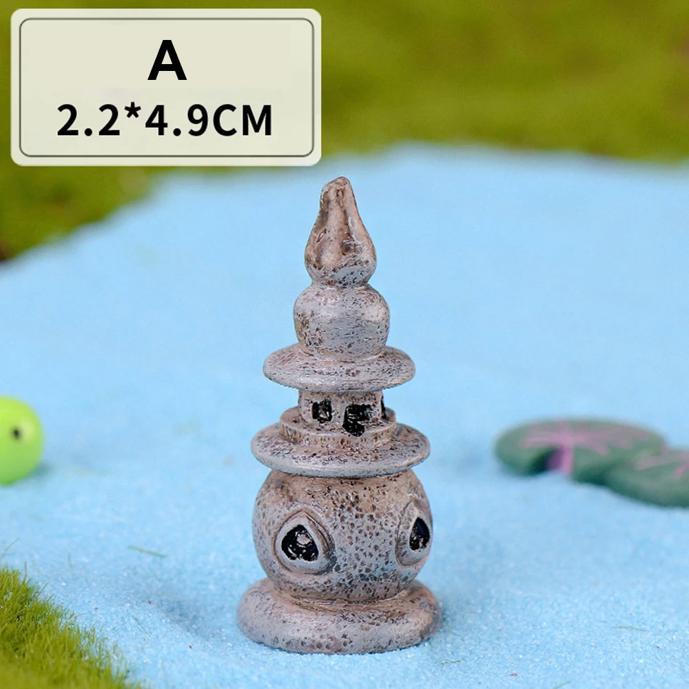 Mini Water Well Bridge Figurines Miniature Craft Fairy Garden Gnome Moss Terrarium Gift DIY Ornament Garden Decor