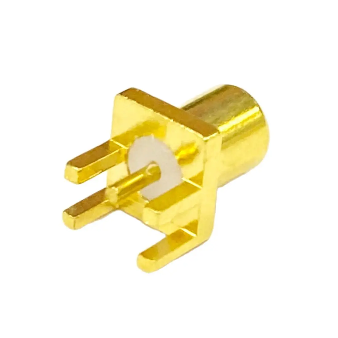 1PC  MCX  Female Jack  RF Coax Connector Edge PCB  Mount Straight  Goldplated  NEW  Wholesale