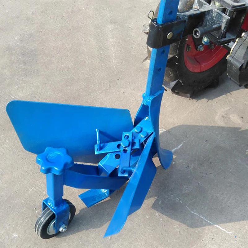 Abridor de Vala de Micro-tiller Que Livra o Arado Ajustável à Mão Multi-funcional Pequeno Pomar Adubação