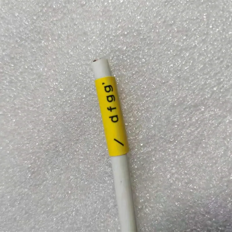 Imagem -03 - Heat Shrink Tube com Impressão Gráfica Linha Máquina Eletrônica Dedicado Amarelo High Shrink 14 mm de Largura 2:1
