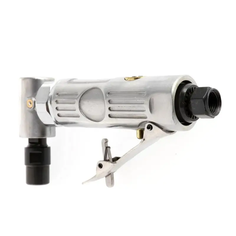 Imagem -03 - Air Angle Die Grinder Pneumático Grinding Machine Polidor Moinho Máquina de Gravura com Lixar Discos Tool Kit 90 Graus 4