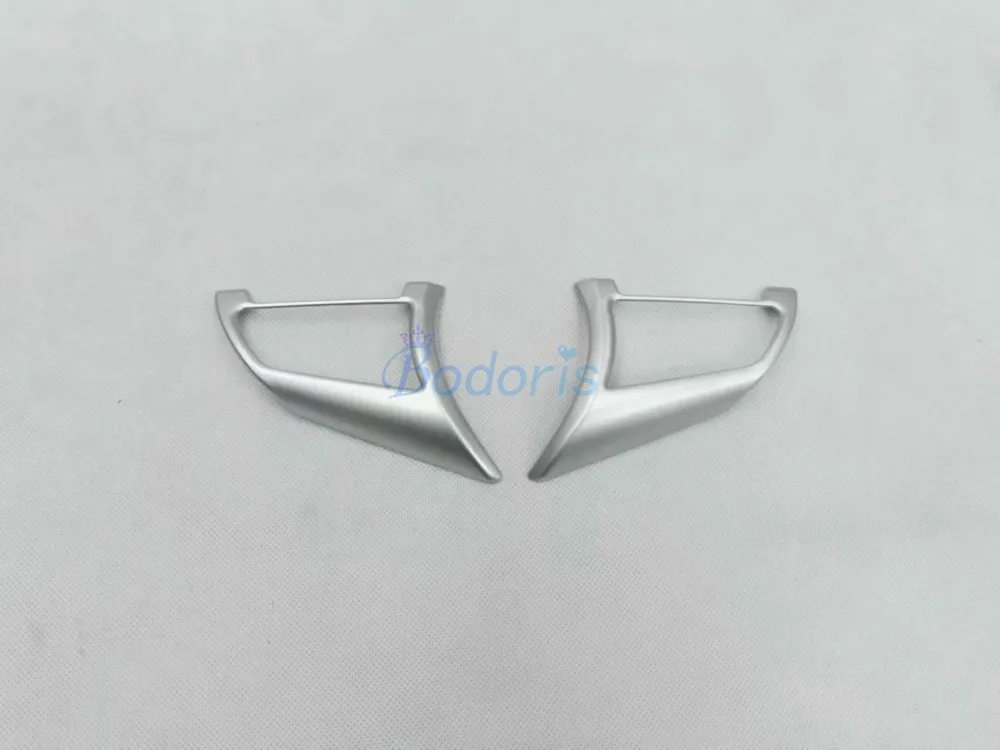 For Nissan Kicks 2017 2018 2019 2020 2021 Interior Steering Wheel Trim Panels Moulding Ring Chrome Car-styling Accessories