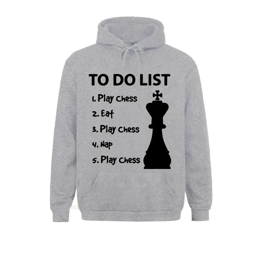 Men To Do List Chess Funny Game Mens Harajuku Hoodies Gift Evolution Chess Crew Neck Clothes Camisas Hombre Pullover