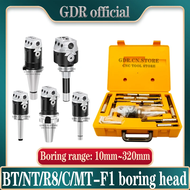 F1 Boring Head boring tool suit MT MT2 MT3 MT4 C20 C25 BT30 BT40 NT30 NT40 50 R8 F1 Boring tool holder bracket tool boring head