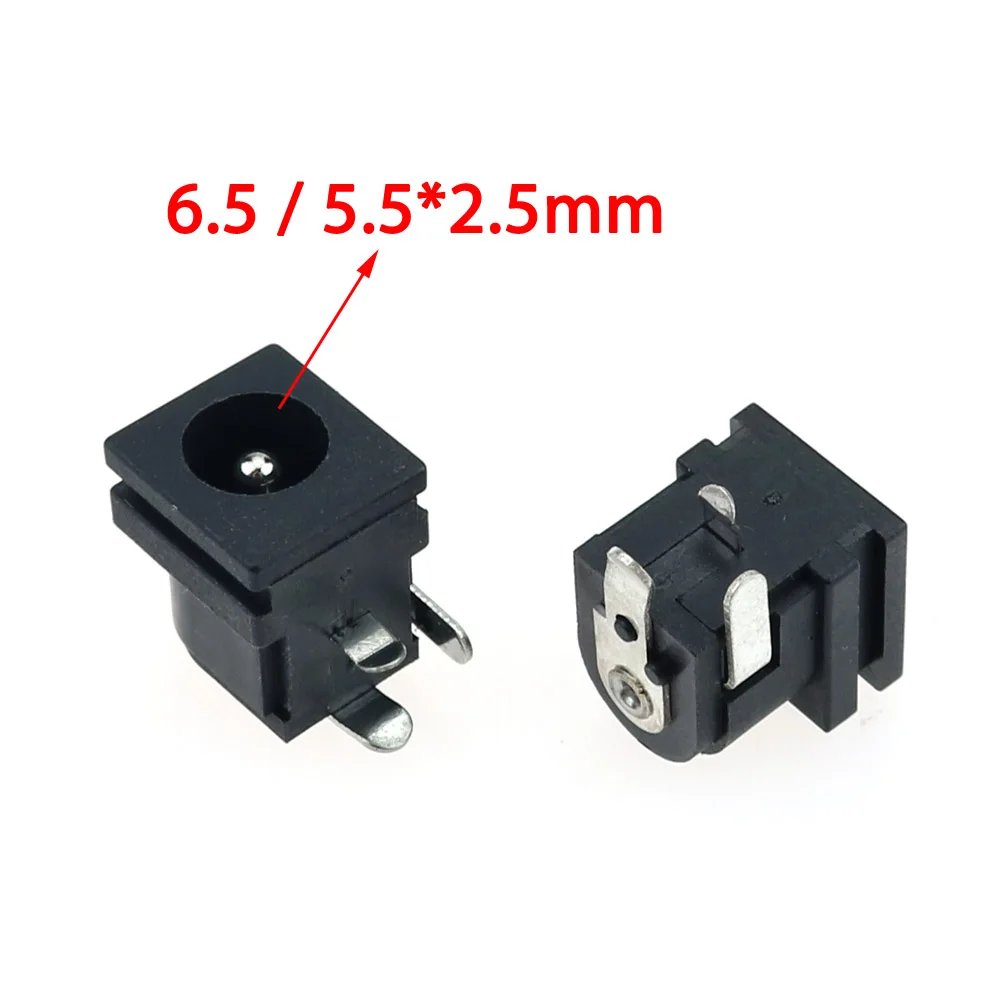 5 Stück PCB-Montage 6,5 * 3,0 5,5 X 2,1 / 2,5 MM Buchse DC-Stromanschluss Ladeanschluss für Toshiba Lenovo Notebook – Detail 6