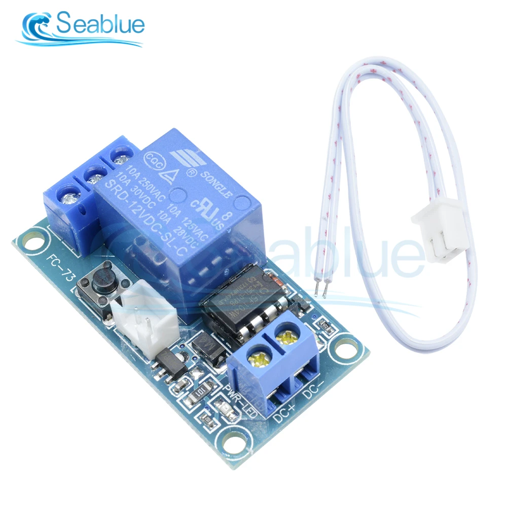 DC 5V 12V 24V 1 Canale Relè A Ritenuta Modulo del Sensore di Tocco Interruttore Bistabile MCU Con Trigger Line per Apparecchi di Illuminazione di