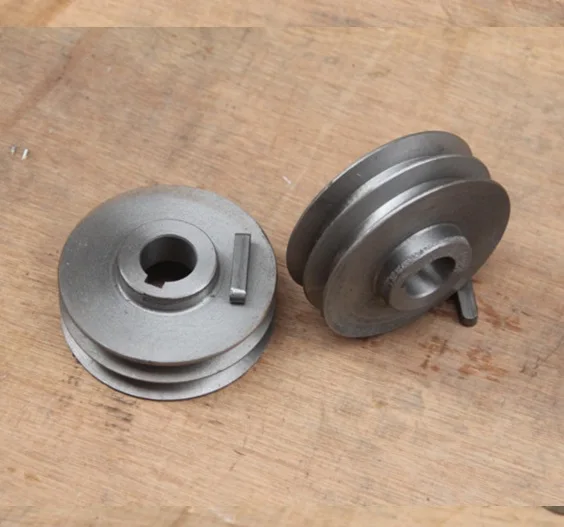 

1Piece Diameter:90mm Hole:24mm Type 400 Steel Cutting Machine Spindle Pulley Accessories Double-slot A-type Motor Pulley Working