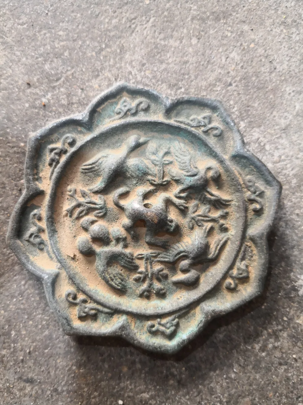 CHINESE OLD Bronzeware Bronze Mirror Feng Shui Mirror