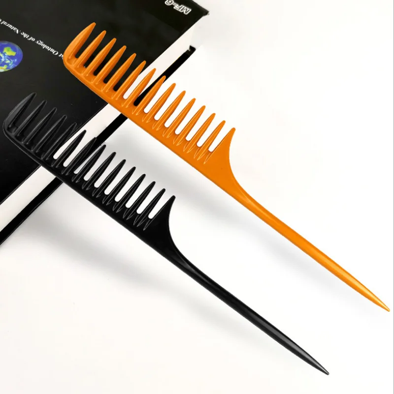 1PC Afro Brush Hairdressing Tools Large Wide Toothed Curly Hair Comb Salon Dyeing Styling Brush Tools