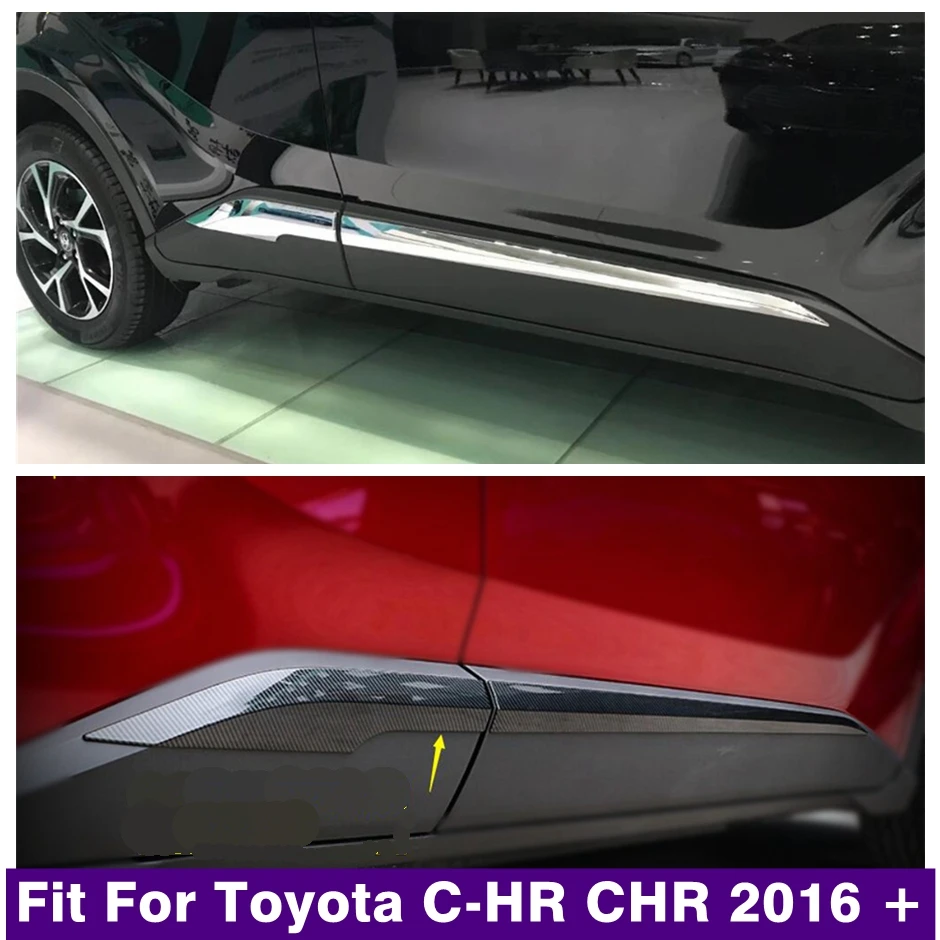 

Car Accessories Side Door Line Garnish Body Trim Accent Molding Cover Bezel Styling Protect Trim For Toyota C-HR CHR 2016 - 2021