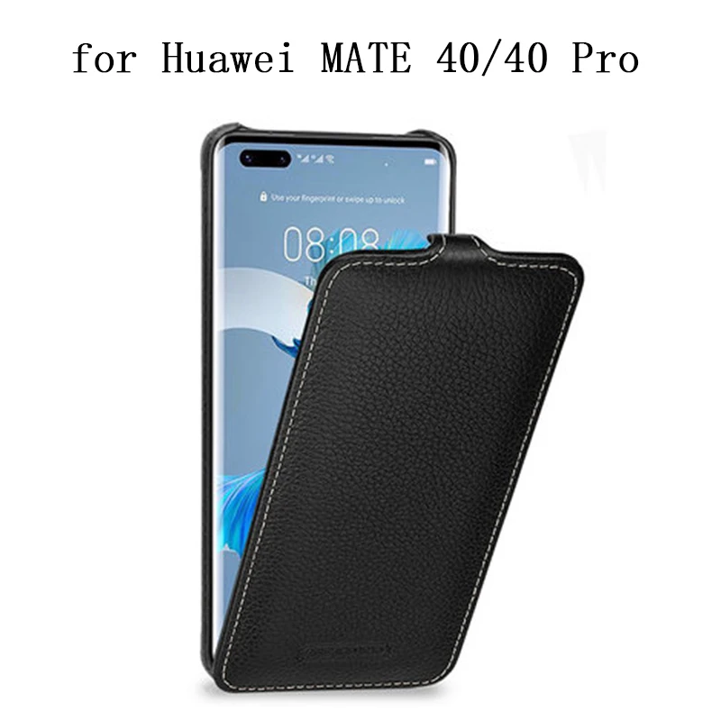 

Genuine Leather Carcasa for Huawei Mate 50pro Case for Huawei Mate 40 Top Layer Cow Flip Phone Shell Funda Skin Mate 40 Pro Bag