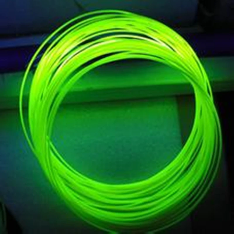 Pla Filament 3D Glow In The Dark Printer Noctilucent 1.75mm Printing Luminous Best Seller Plastic10M 30g Green Blue Orange Hot