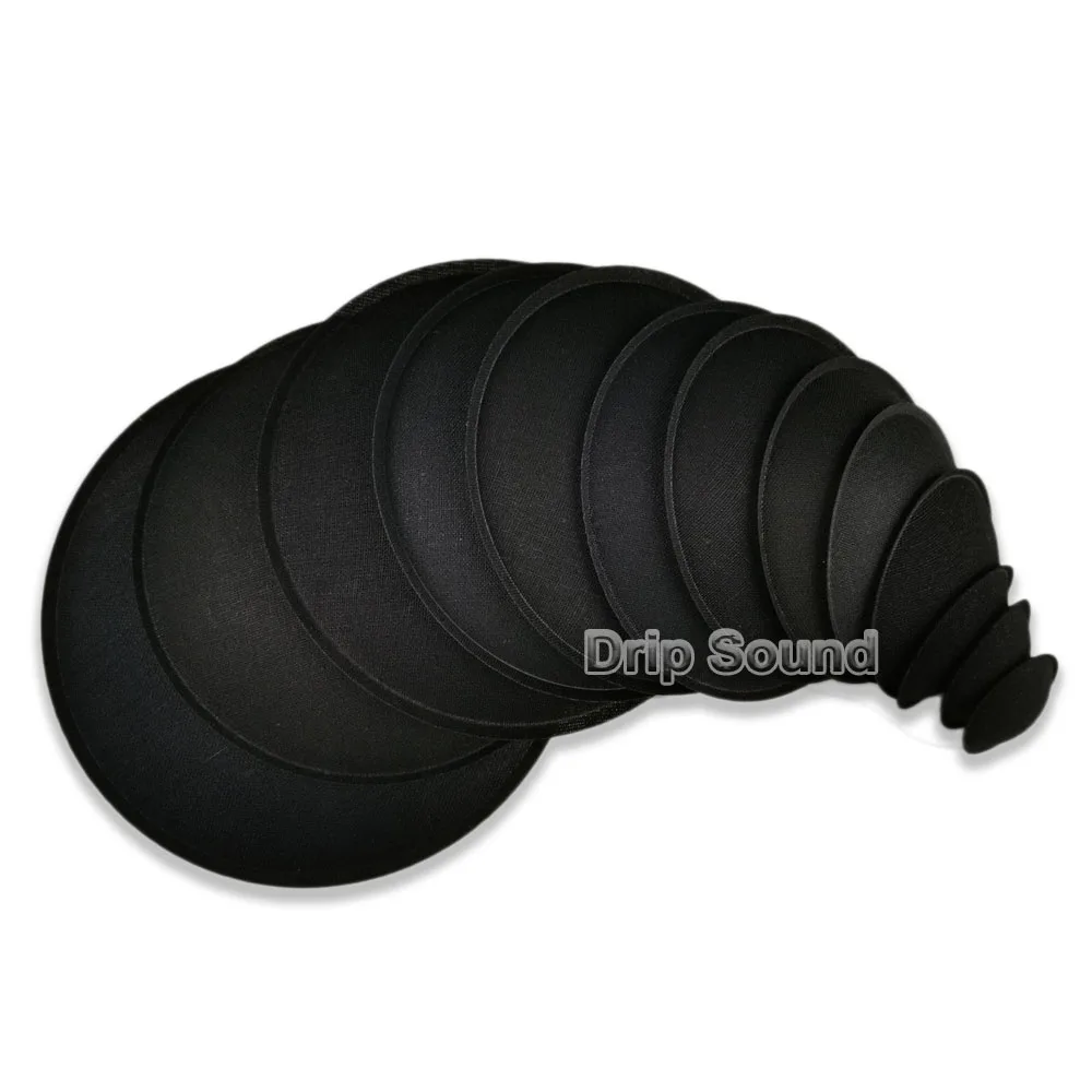 

2pcs 64mm-130mm Breathable Cloth Fabric Dome Dust Cap Subwoofer Cone Cover Bass Coaxial Speaker Repair Parts