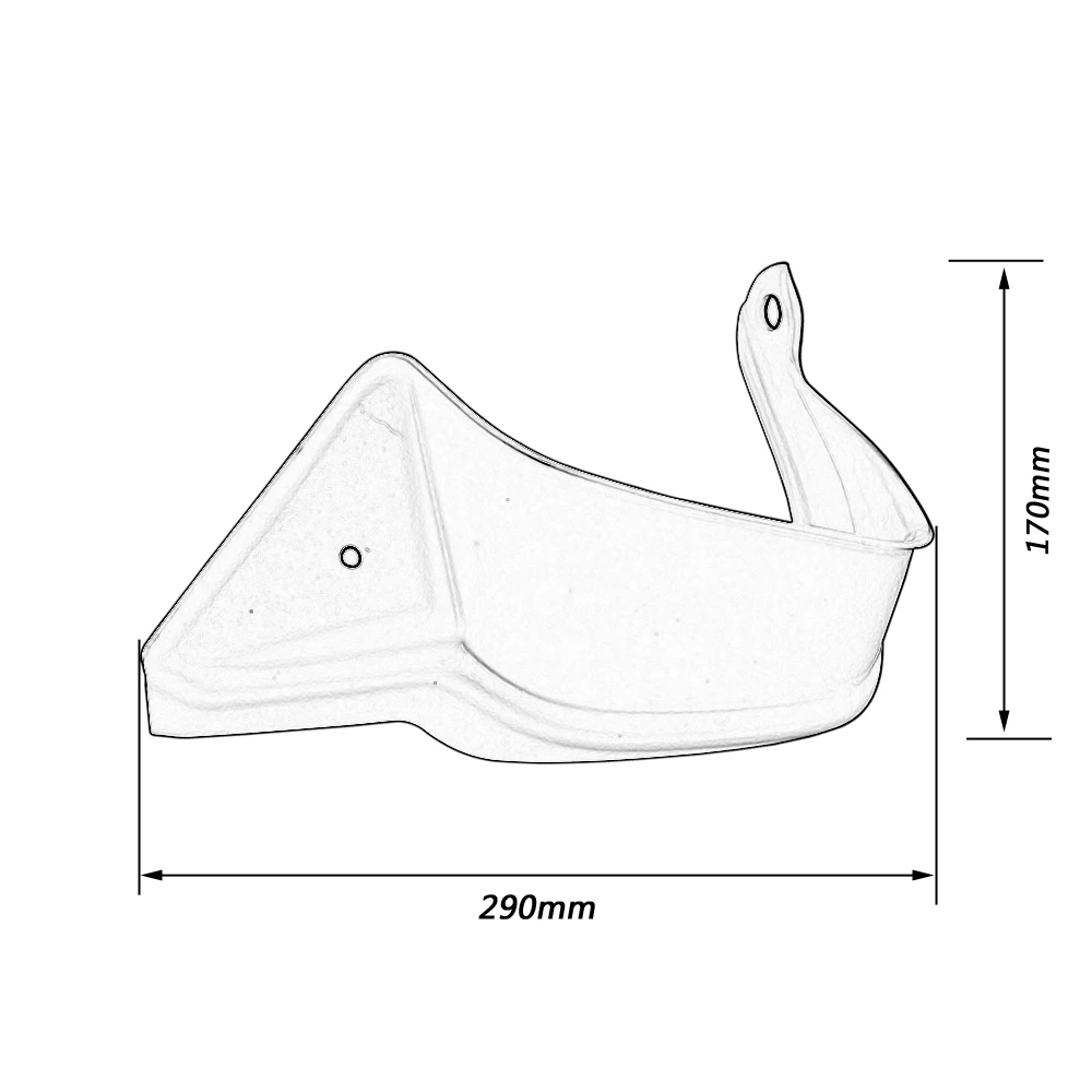 2017-2022 motocyklowe wiatroszczelne osłony dłoni Protector kierownica jelca tarcza dla Kawasaki Versys X-300 X300 2022 2021 2020