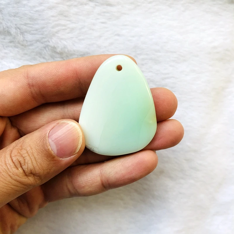 Wholesale mixed 2pcs/lot Natural Chrysoprase Bead Pendant Irregular shape Natural Gem Stone pendant,35mm+ length,