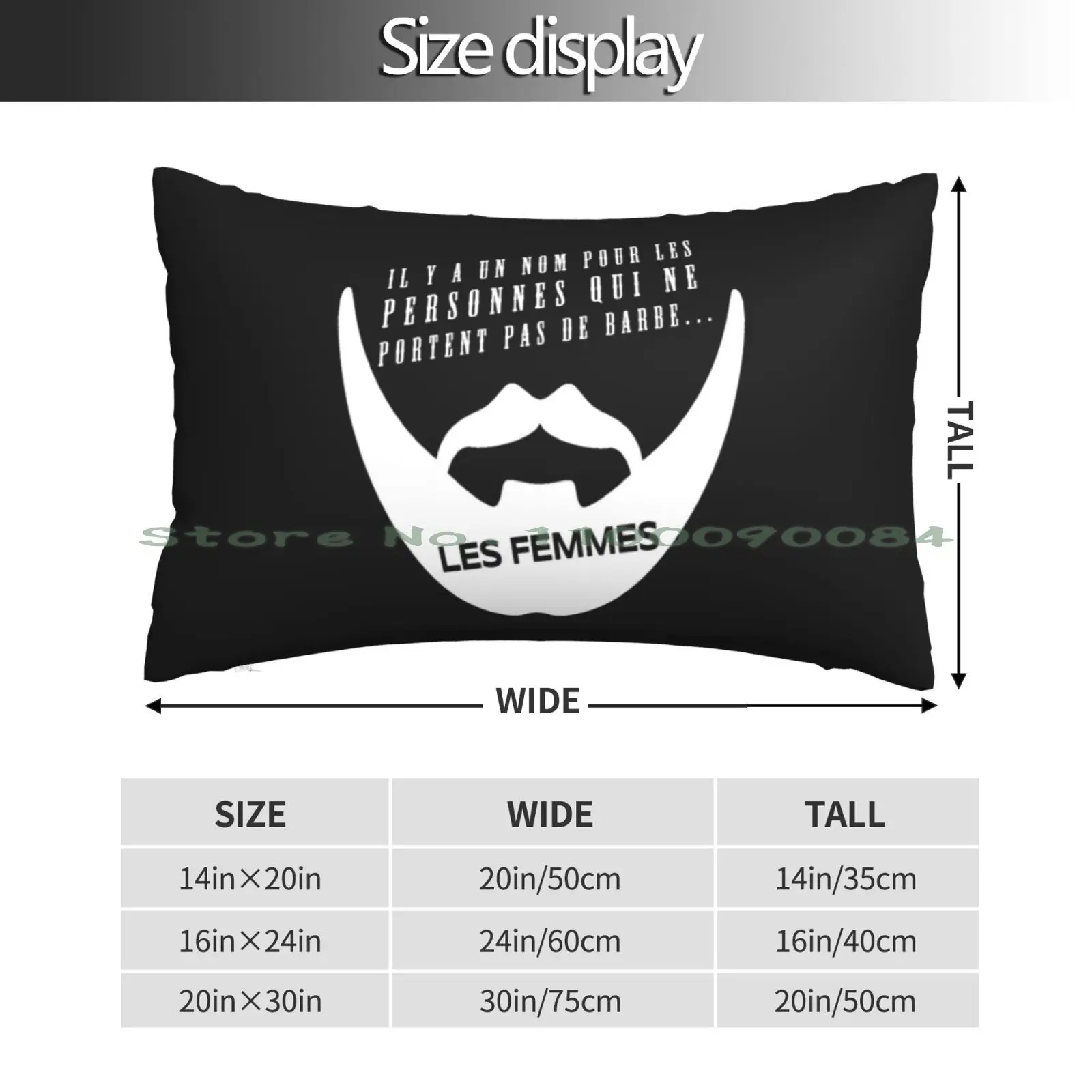 Bearded Design White Funny Mustache And Beard Women Pillow Case 20x30 50*75 Sofa Bedroom Epiphone Music Guitars Jackson Logo