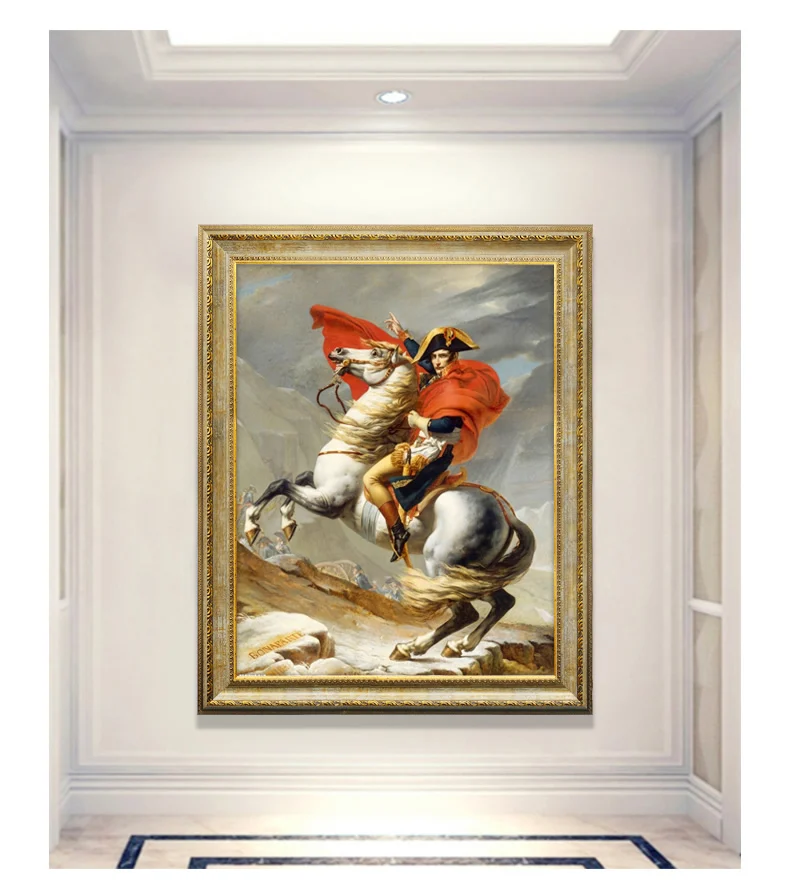 Custom Canvas Painting Frame for Oil Paintings, DIY Art, Wood-like Plastic Picture Frame, Various Sizes