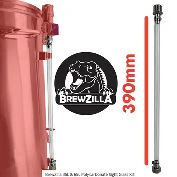 Kegland BrewZilla 3 세대 또는 이전 맥주 홈 브루잉용 폴리카보네이트 조준기 유리 키트, 35L, 65L 
