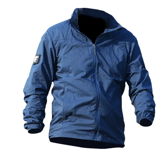 Veste d'été imperméable à séchage rapide pour homme, imperméable, légère, coupe-vent, protection solaire, style militaire, nouvelle collection 2020